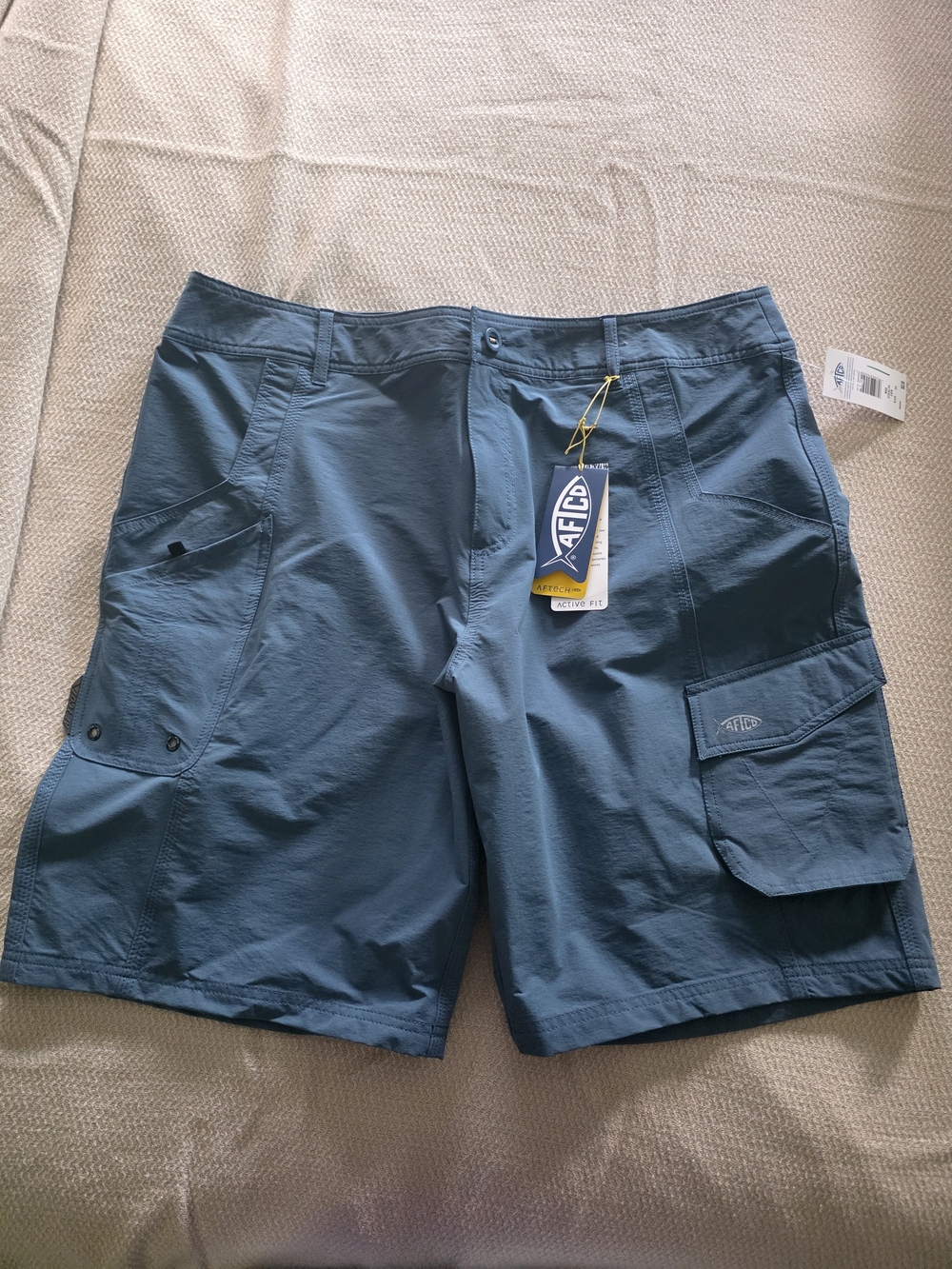 AFTCO Slate Blue Men's Cargo Shorts